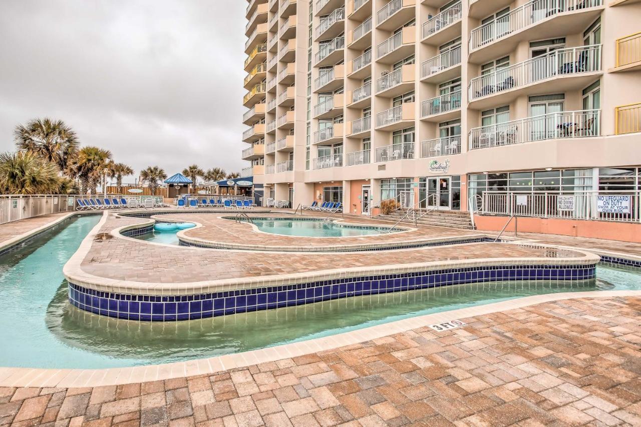 Oceanfront N Myrtle Beach Condo With Hot Tub! Exterior photo