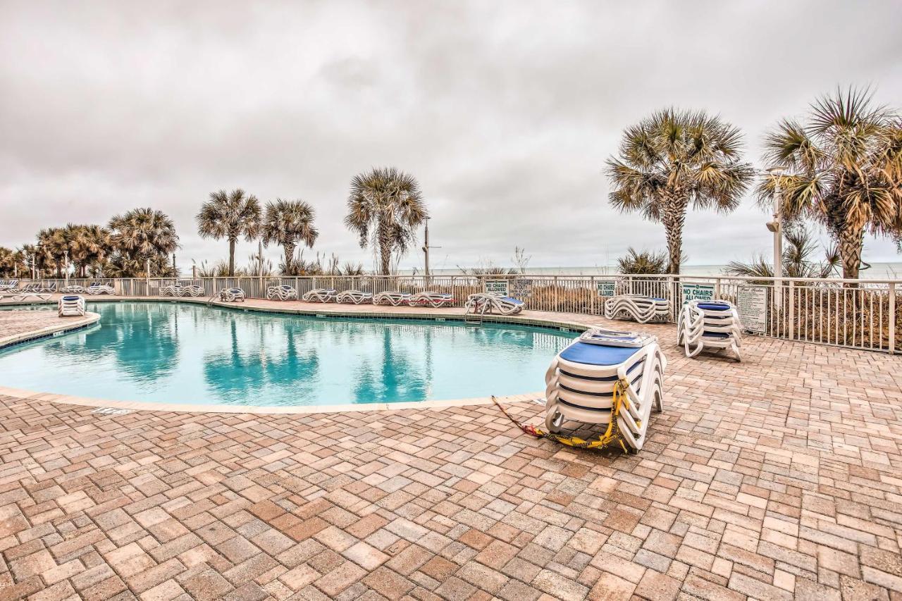 Oceanfront N Myrtle Beach Condo With Hot Tub! Exterior photo